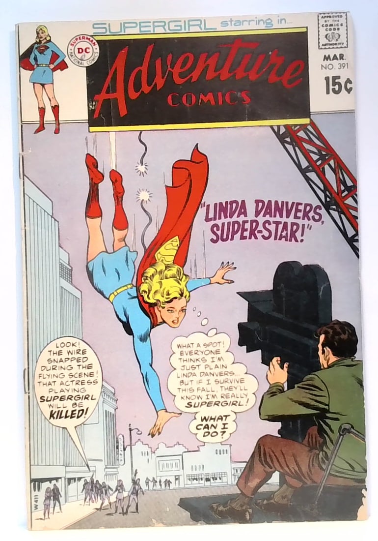 Supergirl Adventure Comic Book 391 DC Comics 1970 early Bronze Age VG+ (1 of 7)