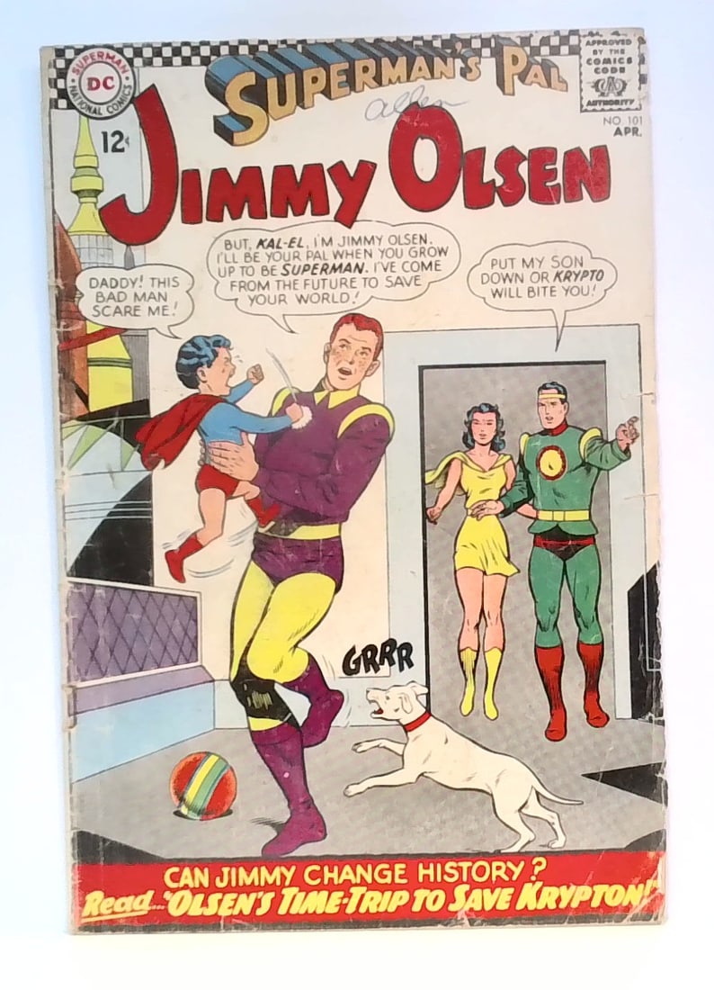 DC Comics Superman's Pal Jimmy Olsen #101 April 1967 Krypton Story VG-VG+ (1 of 7)