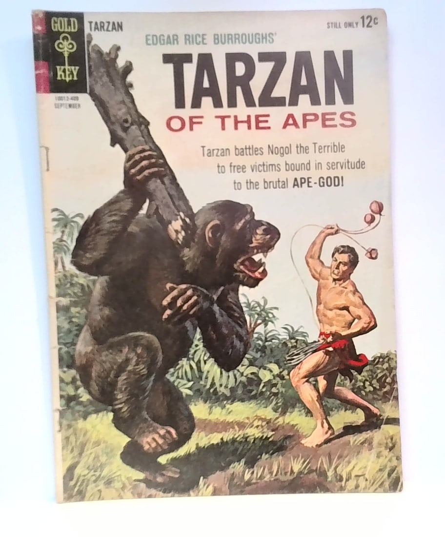 Tarzan of the Apes #409 Gold Key Comic Battles Nogal the Terrible Vg-VG+: with edge wear, All comics bagged and boarded. Please inspect picture(s). Many other comic books being added daily to our sale. Happy to combine multiple purchases for shipment savings.