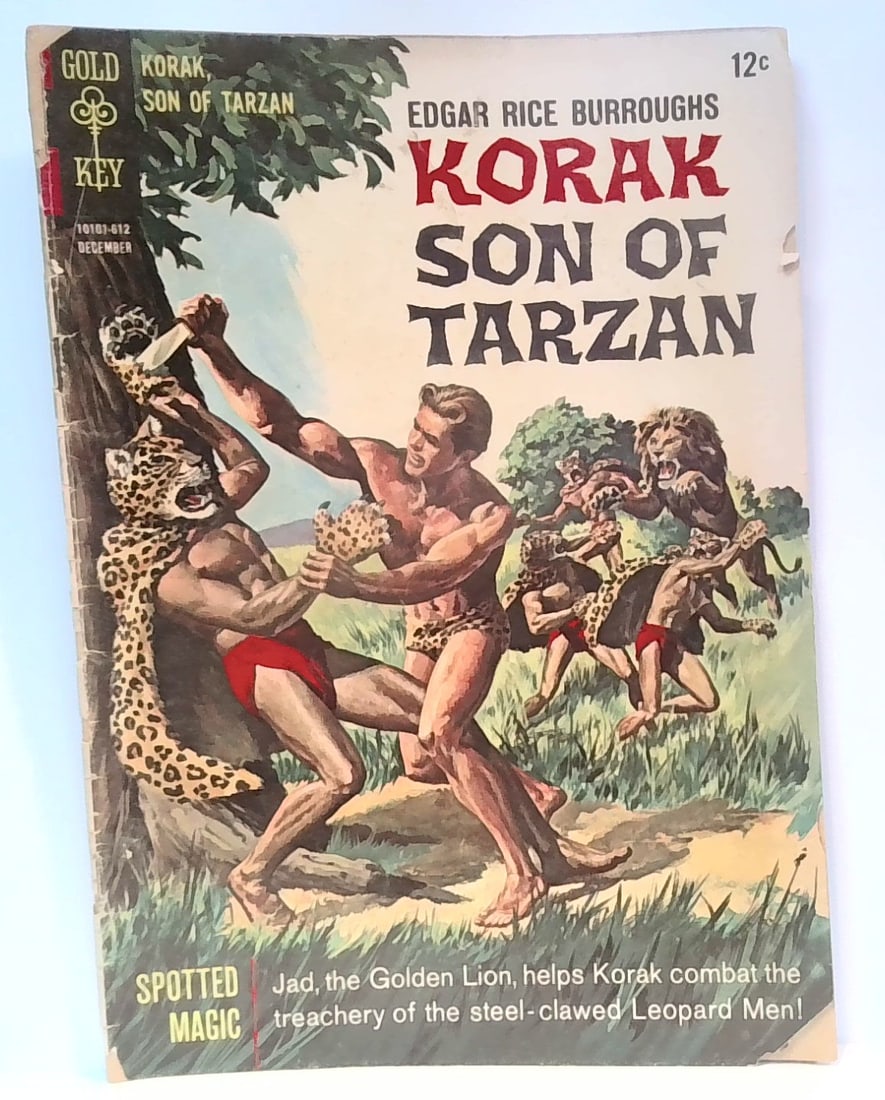 Korak Son of Tarzan Edgar Rice Burroughs #612 Gold Key VG-VG+ (1 of 5)