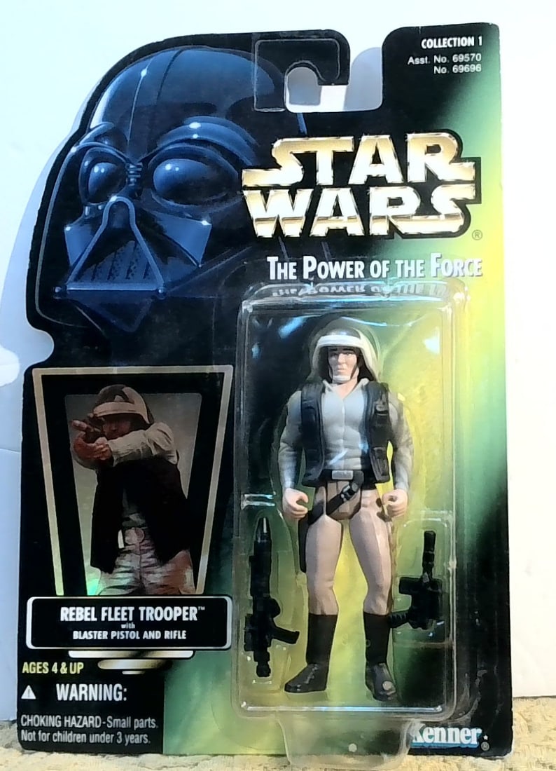 Star Wars The Power Of The Force Rebel Fleet Trooper Action Figure Kenner 1997 (1 of 2)