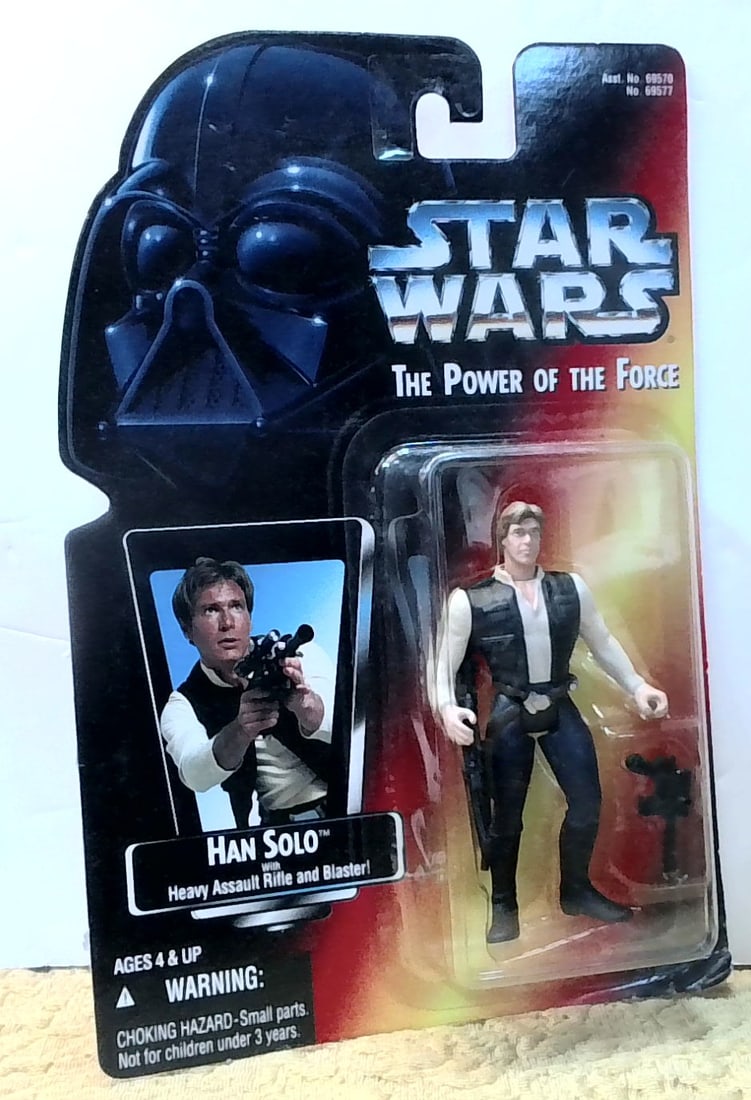 Han Solo Star Wars Power Of The Force Action Figure Kenner 1995 NEW (1 of 2)