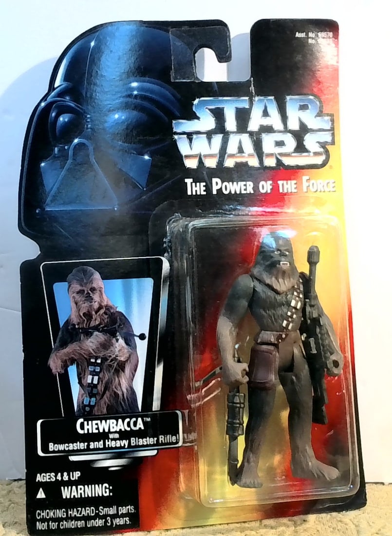 New Star Wars Power of the Force Chewbacca Action Figure ~ Kenner 1997 (1 of 2)