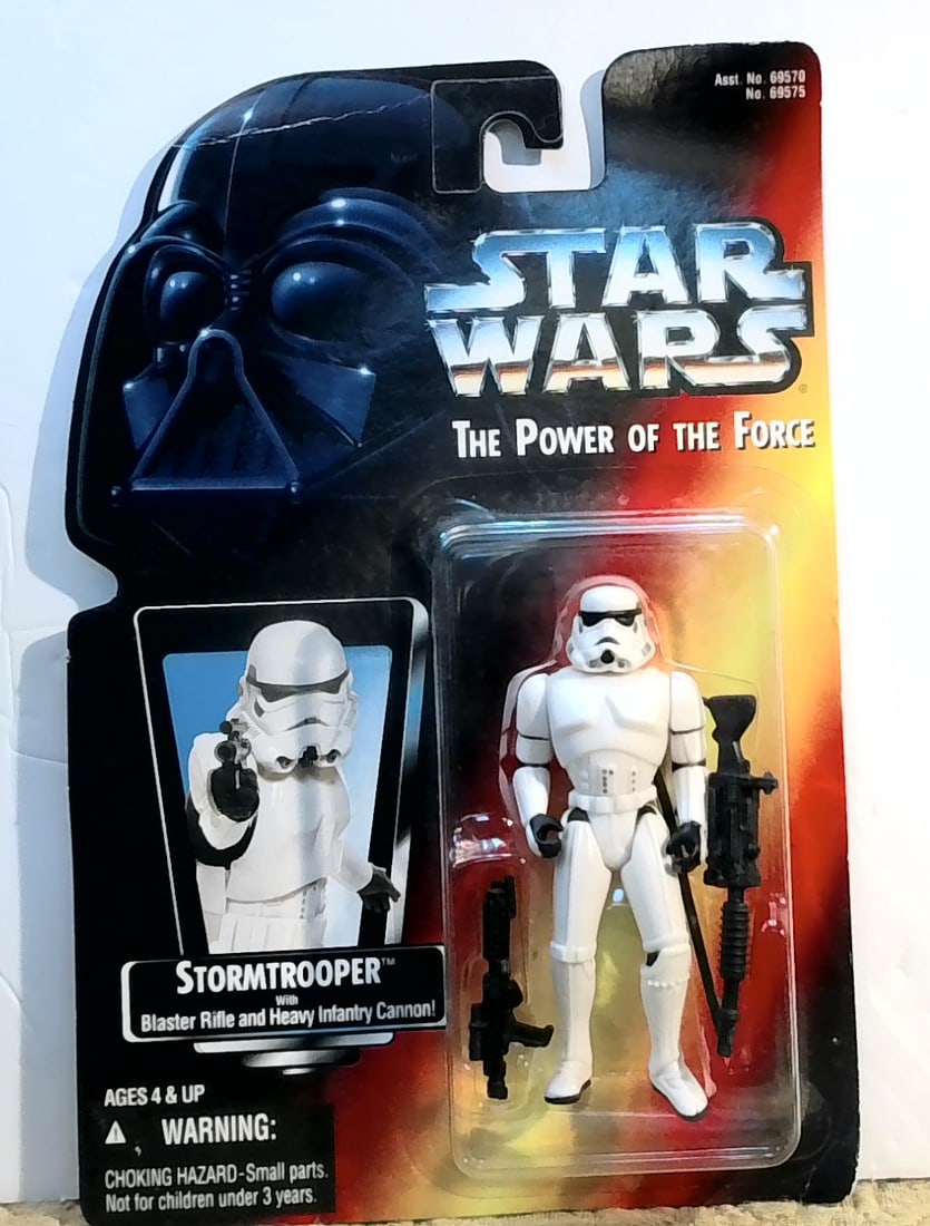 NEW KENNER 1995 STAR WARS THE POWER OF THE FORCE STORMTROOPER ACTION FIGURE (1 of 2)