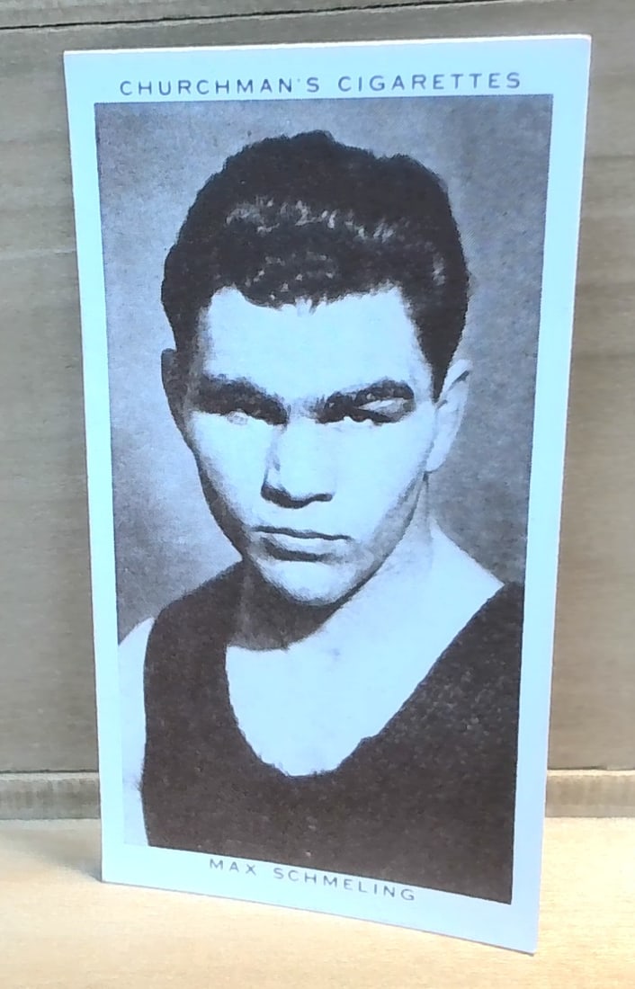 Tobacco card 1938 Boxing Personalities Max Schmeling #34 VG-VG+ (1 of 2)