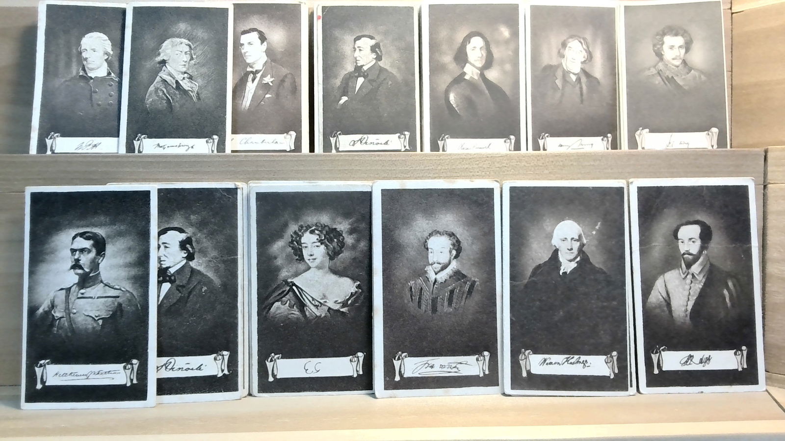 1923 Nicholas Sarony Tobacco cards part set Celebrities Autographs (1 of 3)