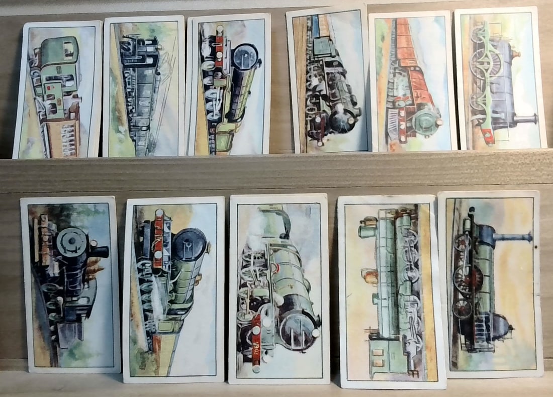 Lot of approx 18 British Railways Tobacco cards by Beatall Dark flake tbco VG (1 of 2)