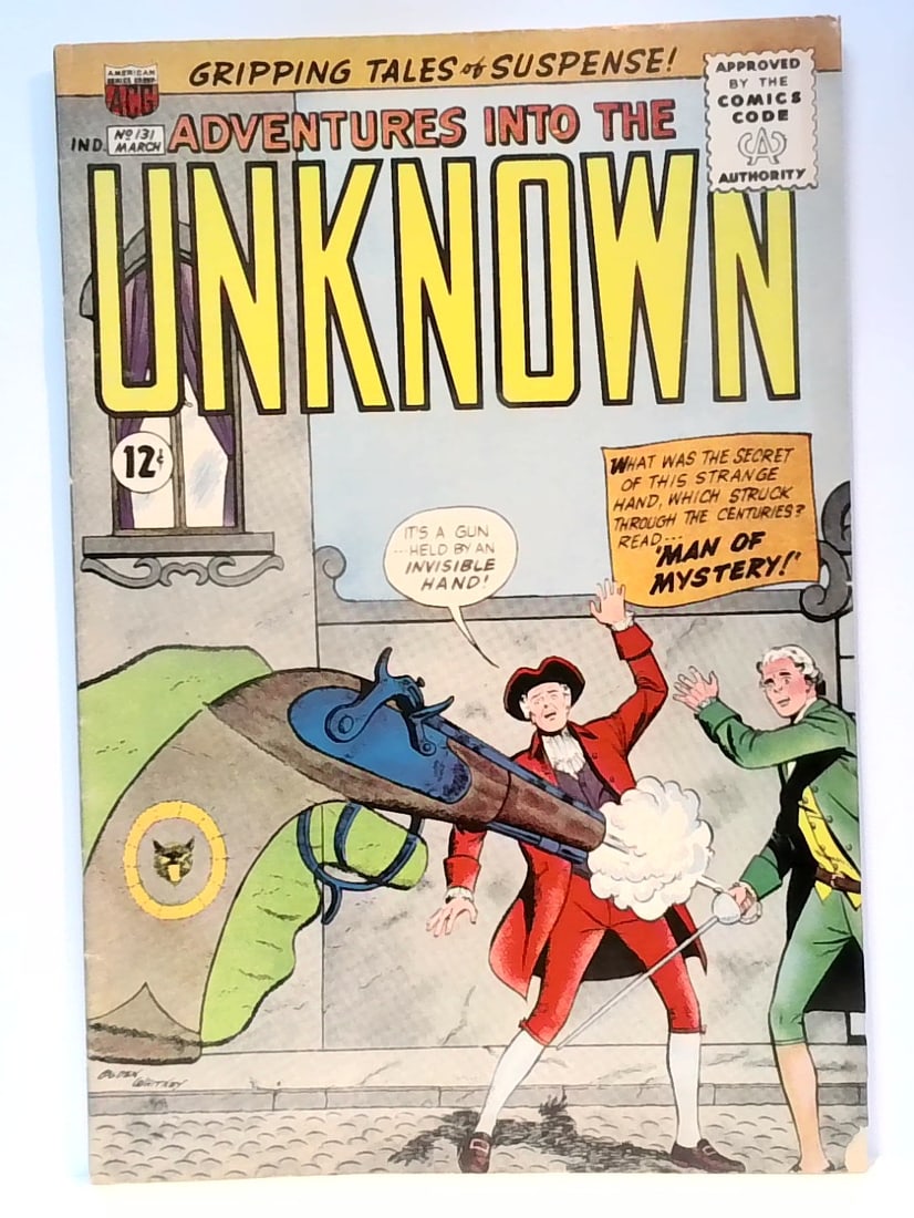 ADVENTURES INTO THE UNKNOWN #131 1961 ACG SILVER AGE HORROR/ SCI-FI COMIC BOOK VG+ (1 of 6)