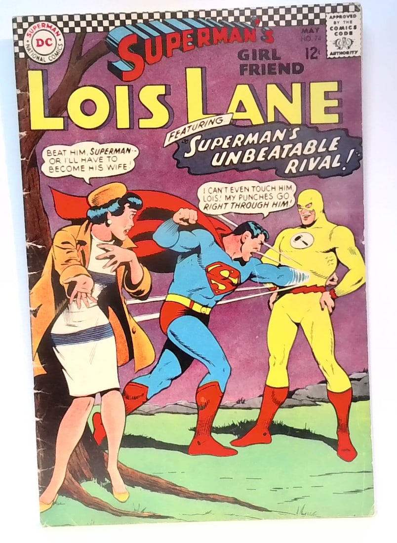 Superman's Girl Friend, Lois Lane #74 DC 1967 Silver age It’s Bizarro Flash Vg-VG+ (1 of 7)
