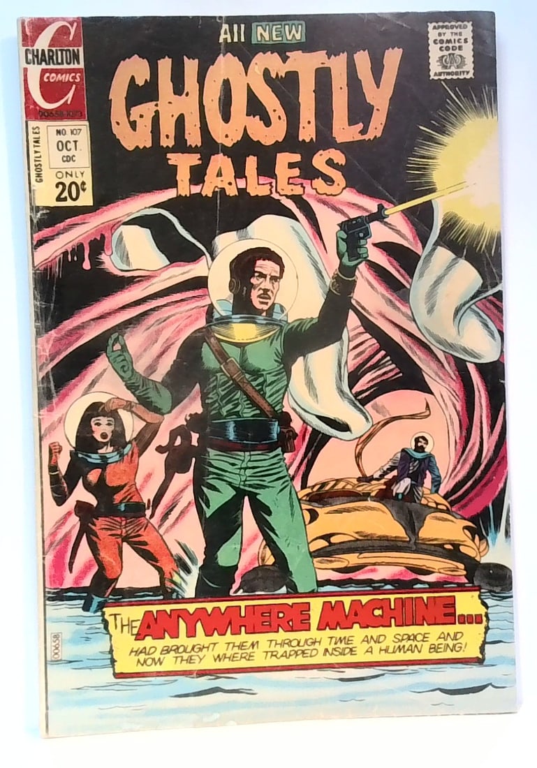GHOSTLY TALES 107 Steve Ditko Cover V 1 Charlton Horror Vintage 1976 Silver Age VG-VG+ (1 of 7)