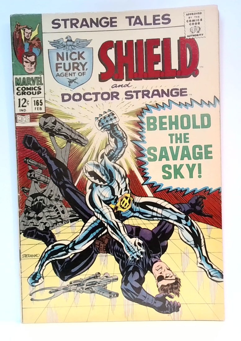 Strange Tales #165 STERANKO Nick Fury Dr. Strange 1st App Voltorg Marvel 1968 Comic VG-VG+ (1 of 7)