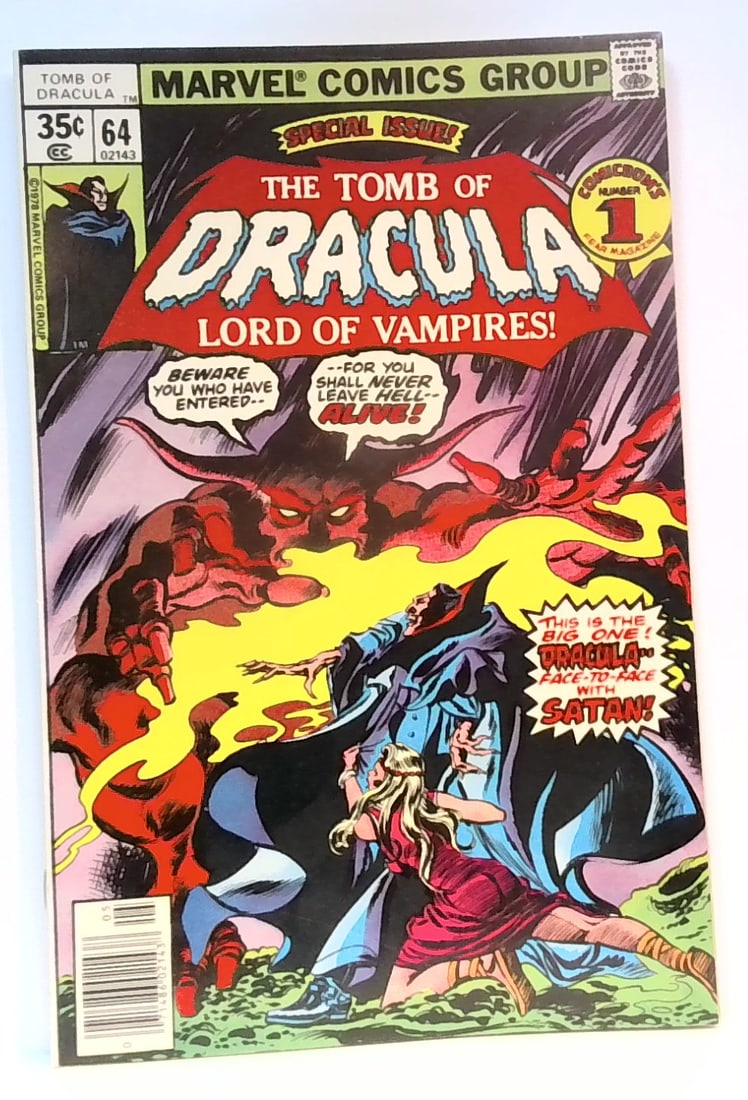 The Tomb Of Dracula #64 1978 Marvel Face To Face With Satan VG+ - F Bronze (1 of 5)