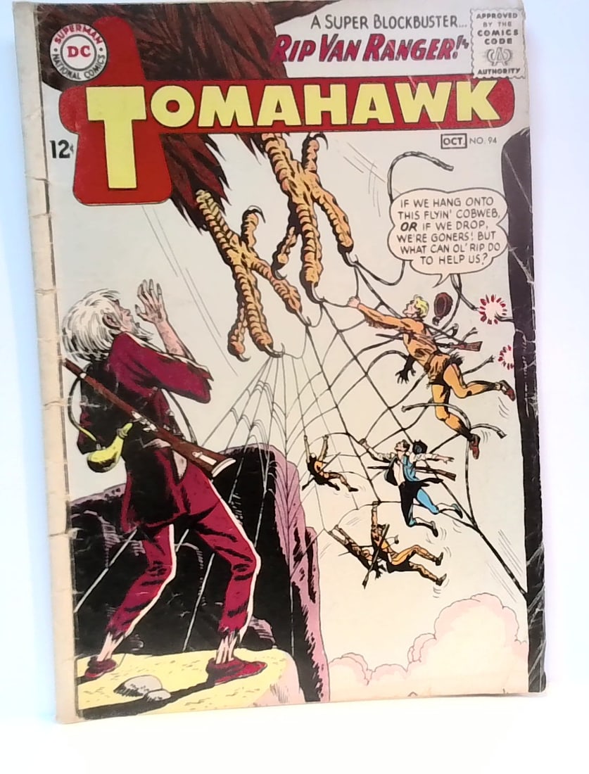 Tomahawk #94 1964 Bob Brown Cover DC Comics Silver age sci-fi Western VG-VG+ (1 of 3)
