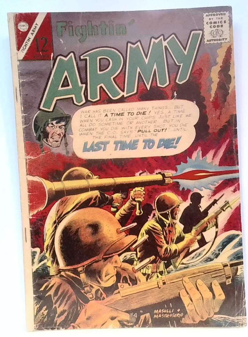 FIGHTIN' ARMY #65 CHARLTON COMICS 1965 Fighting war silver age VG-VG+ (1 of 5)