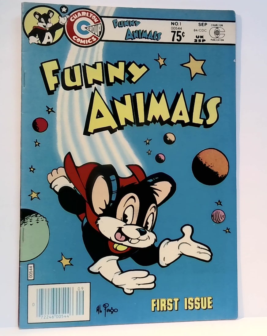Funny Animals #1 Charlton Atomic Mouse VG-VG+: All comics bagged and boarded. Please inspect picture(s). Many other comic books being added daily to our sale. Happy to combine multiple purchases for shipment savings.