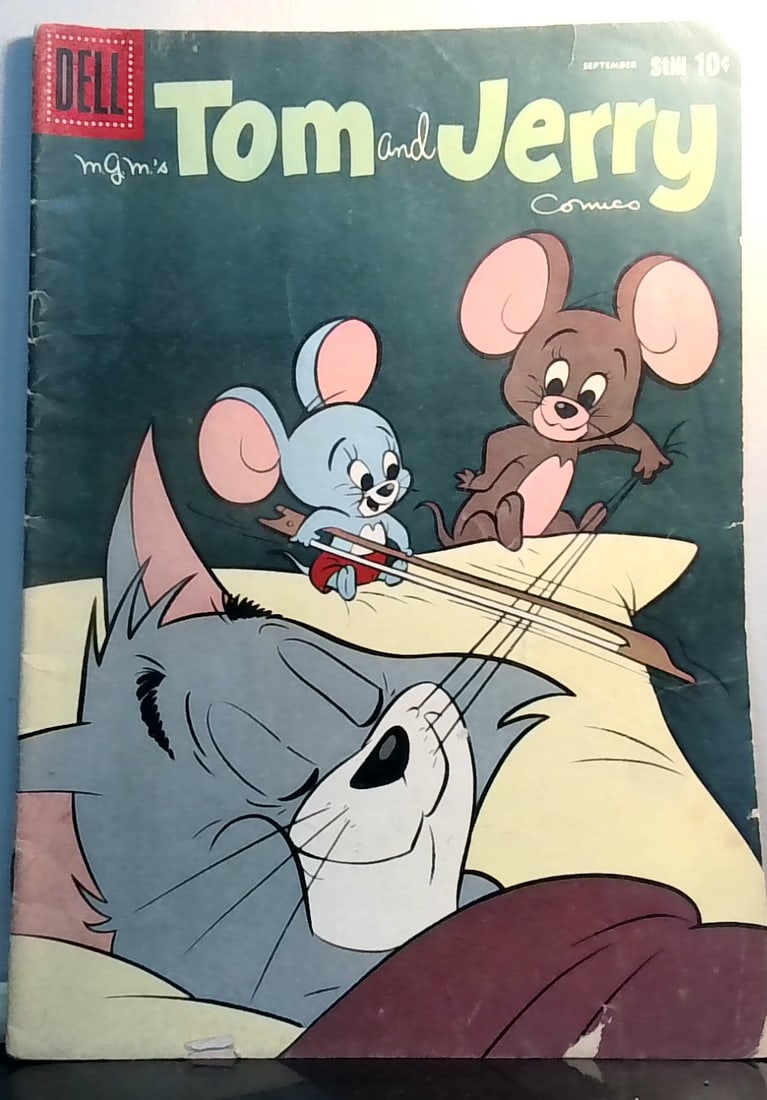 MGM's Tom and Jerry Dell Comic 4 color 10 cent cover VG-VG+: All comics bagged and boarded. Please inspect picture(s). Many other comic books being added daily to our sale. Happy to combine multiple purchases for shipment savings.