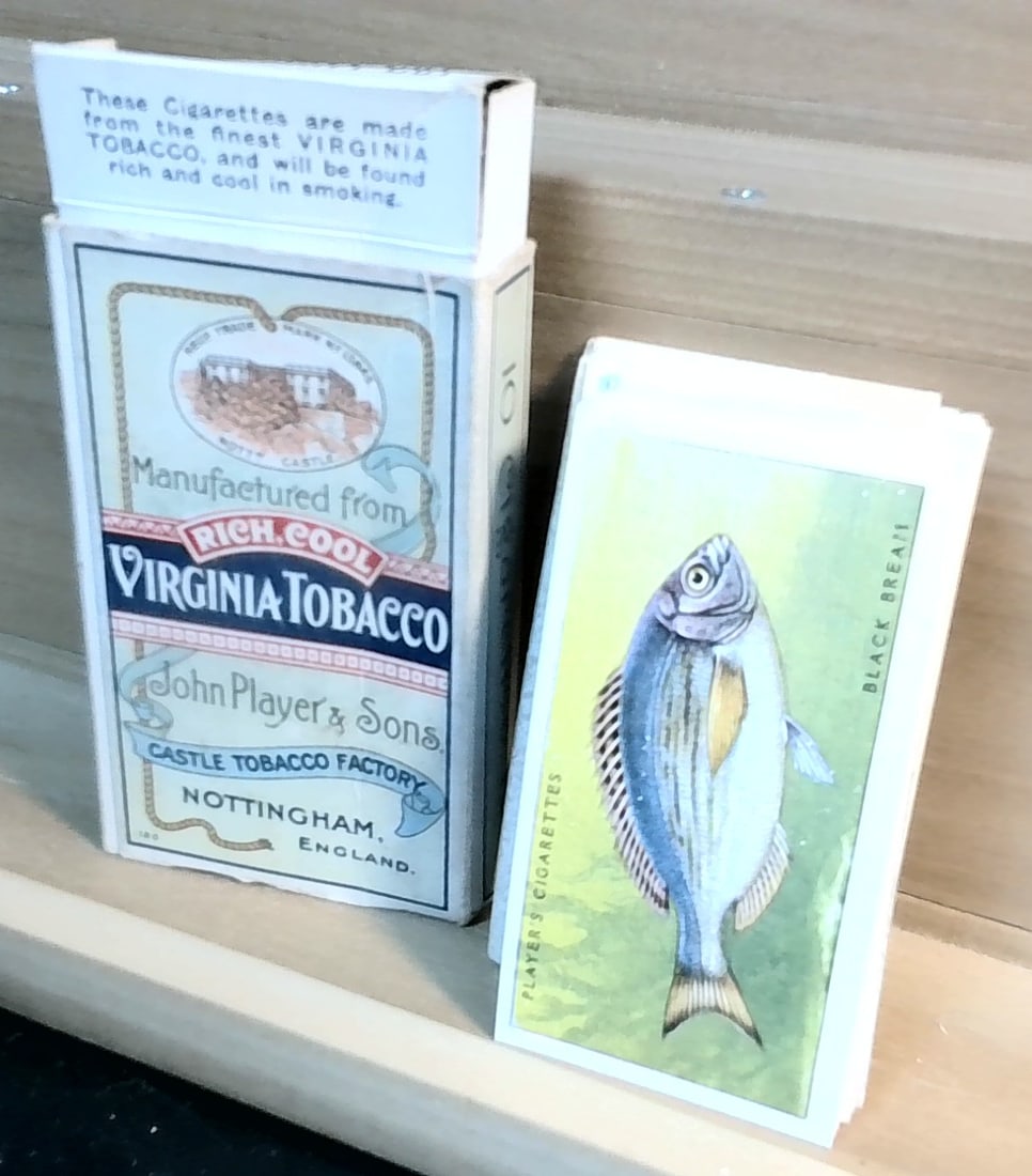 Original Tobacco cards Sea Fishes with J. Player Collectible Box Set or part set (1 of 4)