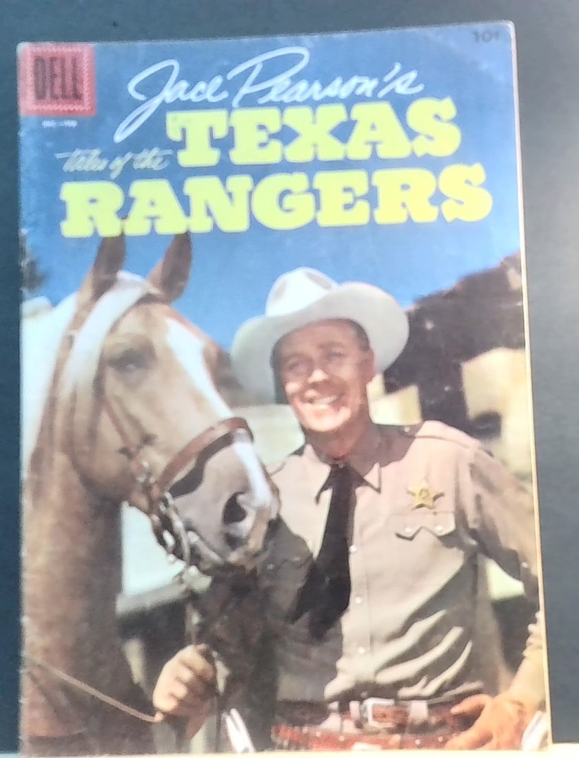 DELL COMICS JACE PEARSON'S TALES OF THE TEXAS RANGERS 14 1957 (1 of 7)
