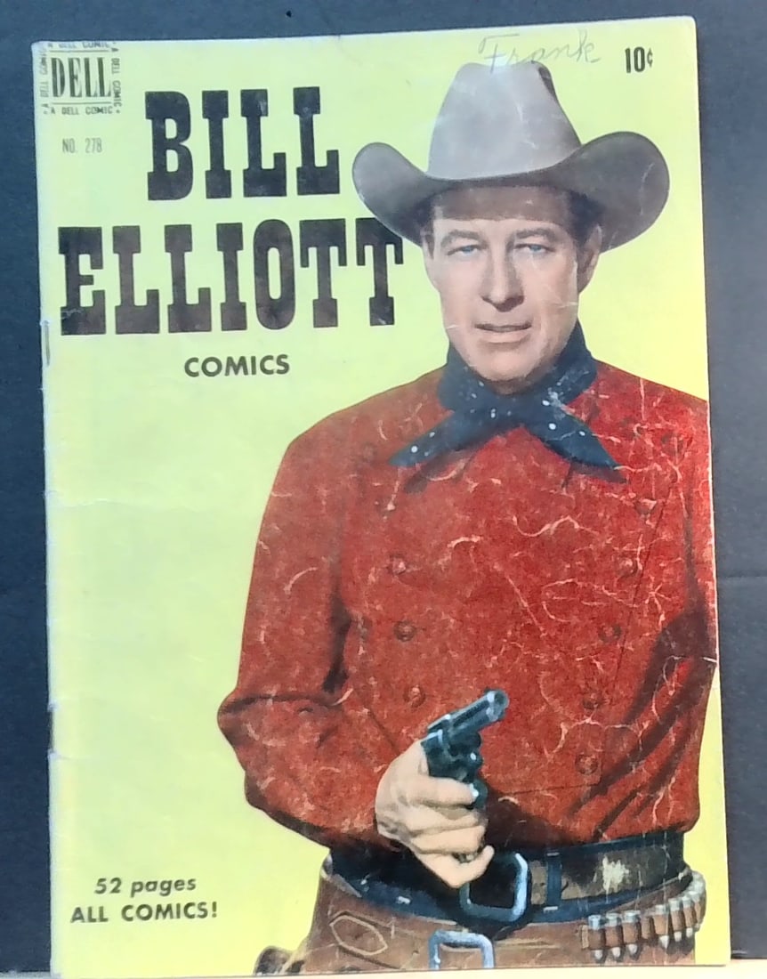 Dell Golden Age comic Bill Elliott #278 Four Color (#1 issue) (1 of 8)