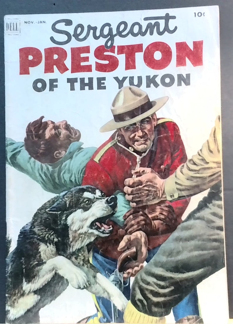Sergeant Preston of the Yukon #5 (Dell Comics November 1952-January 1953): All comics bagged and boarded. G-VG+ Please note we are not comic book graders. Please inspect picture(s). Many other comic books being added daily to our sale.
