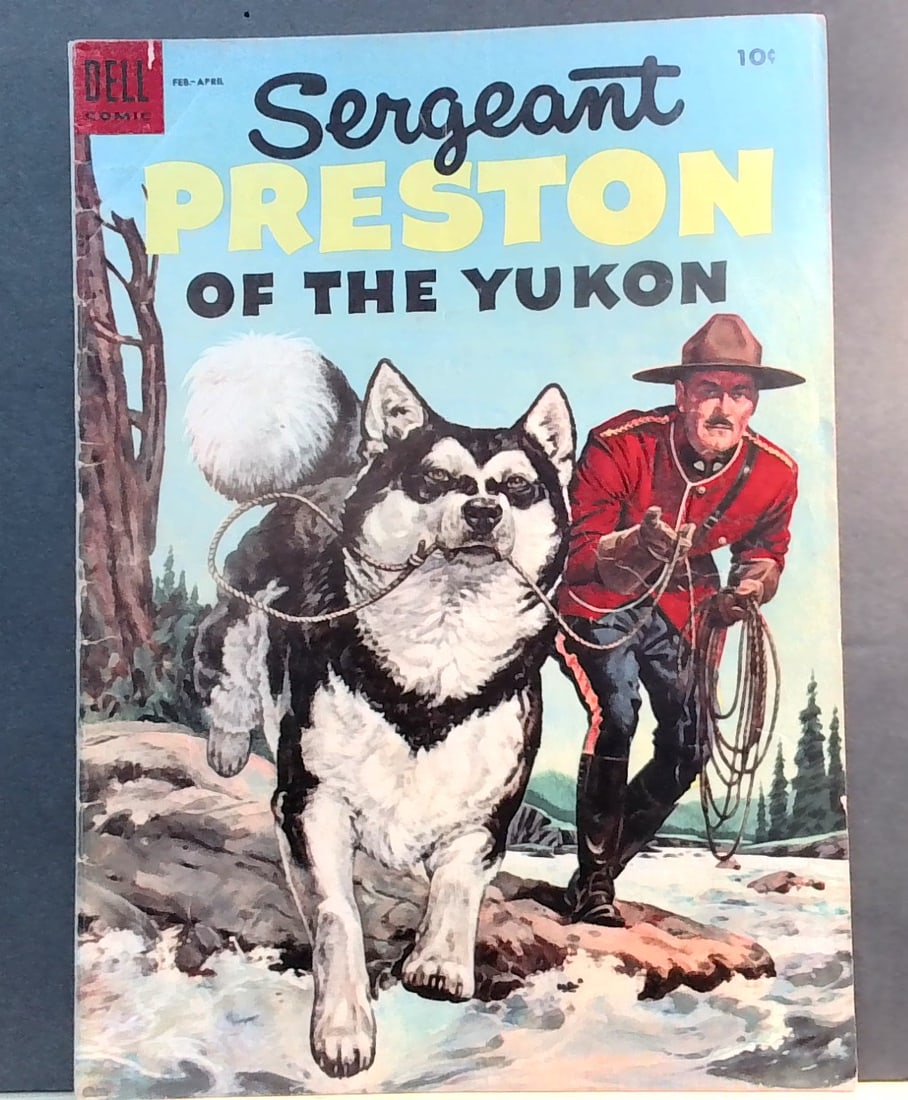 Sergeant Preston Of The Yukon 14 Dell Comic 1956 G/VG: All comics bagged and boarded. G-VG+ Please note we are not comic book graders. Please inspect picture(s). Many other comic books being added daily to our sale.