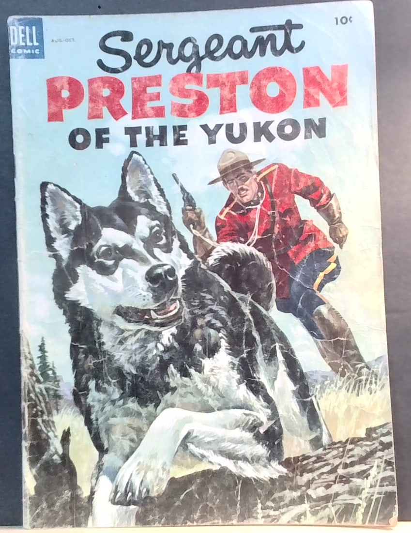 Sergeant Preston Of The Yukon #8 Dell Comic 1953 G/VG 10 cent cover Golden Age: All comics bagged and boarded. G-VG+ Please note we are not comic book graders. Please inspect picture(s). Many other comic books being added daily to our sale.
