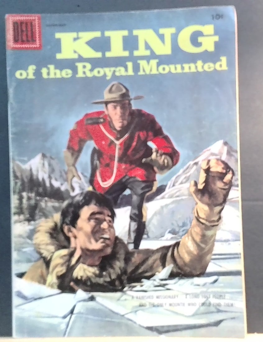 KING OF THE ROYAL MOUNTED - DELL COMICS - #20 1956 - SILVER AGE - GOOD 10 cent cover Golden Age: All comics bagged and boarded. G-VG+ Please note we are not comic book graders. Please inspect picture(s). Many other comic books being added daily to our sale.