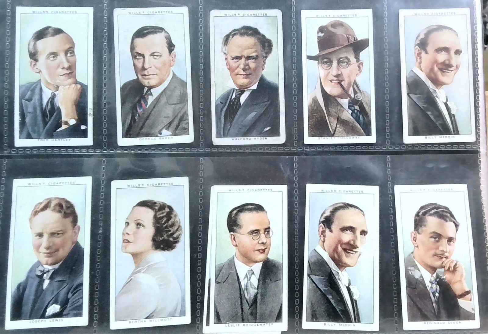 1935 Original Tobacco Cards Radio Celebrities Wills collection of 30 cards (1 of 3)