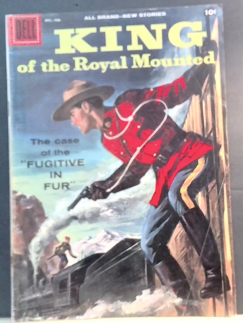 King of the Royal Mounted #27 Dell Comics 1958 VG-VG+ Painted cover: All comics bagged and boarded. G-VG+ Please note we are not comic book graders. Please inspect picture(s). Many other comic books being added daily to our sale.