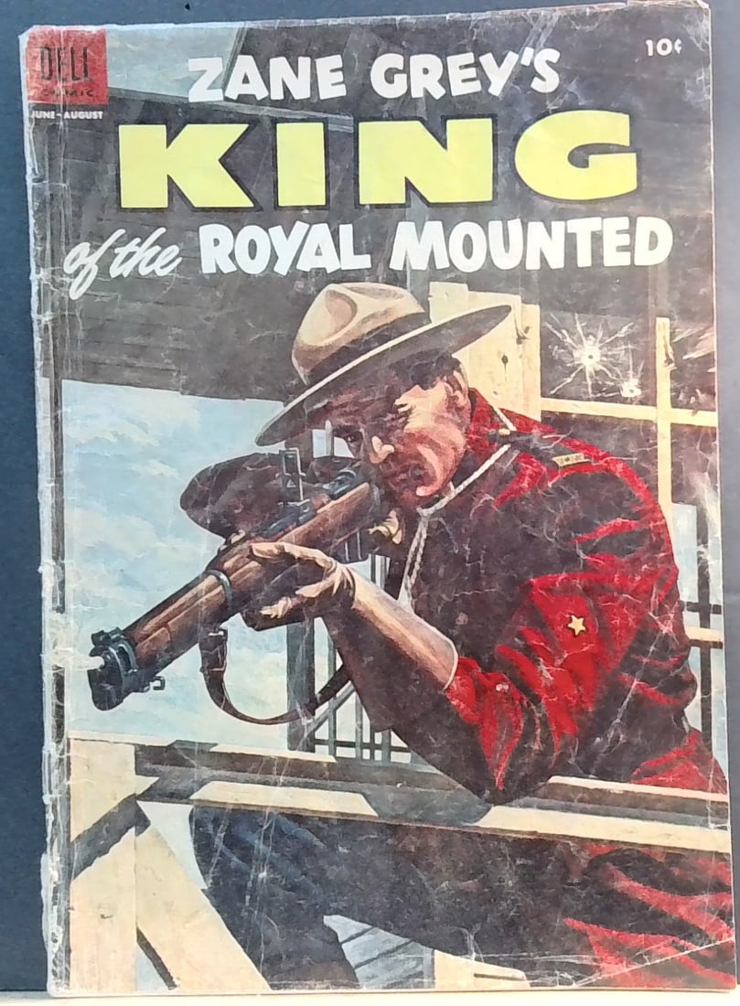 ZANE GREY'S KING OF THE ROYAL MOUNTED 1952 G+-VG: All comics bagged and boarded. G-VG+ Please note we are not comic book graders. Please inspect picture(s). Many other comic books being added daily to our sale.