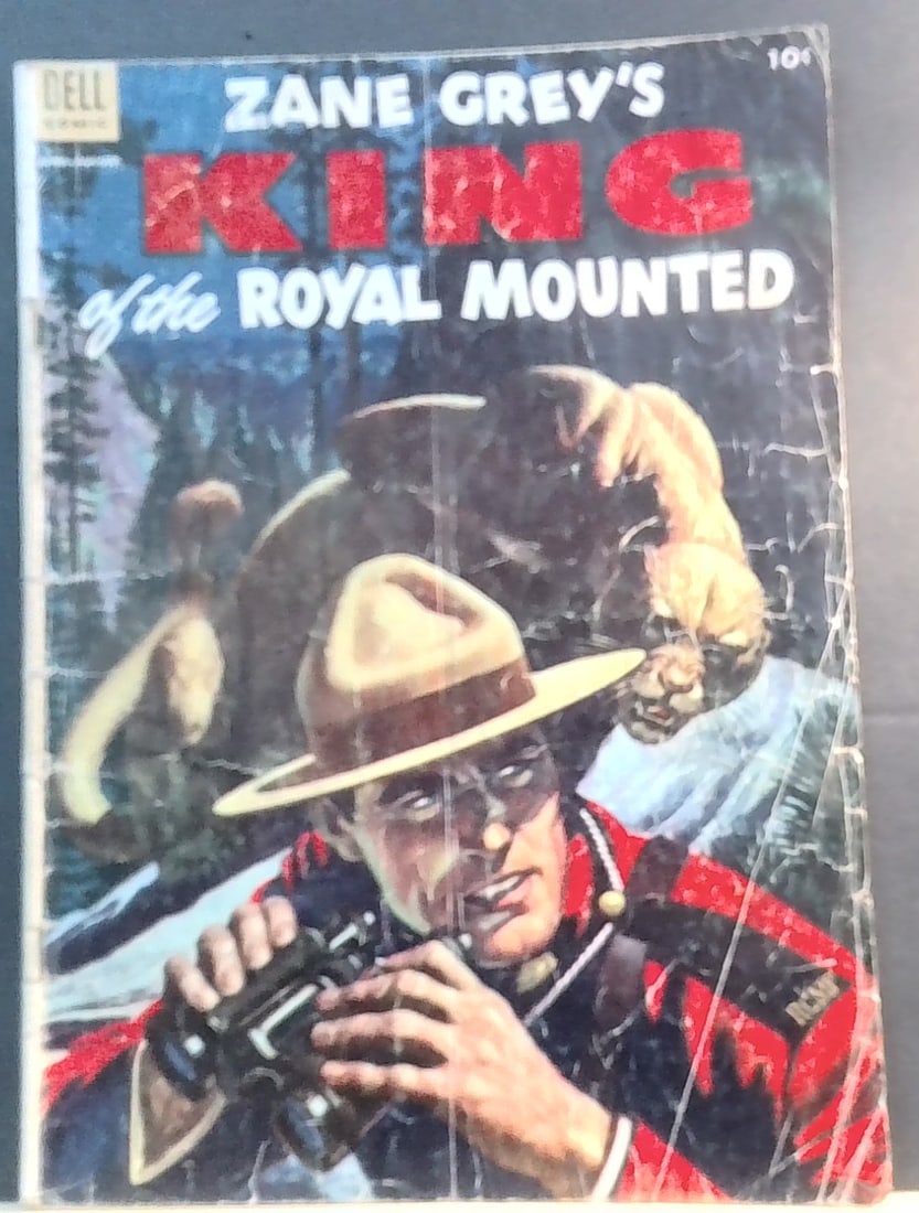 ZANE GREY'S KING OF THE ROYAL MOUNTED 1952 G+-VG Jan-Aug.Silver age: All comics bagged and boarded. G-VG+ Please note we are not comic book graders. Please inspect picture(s). Many other comic books being added daily to our sale.