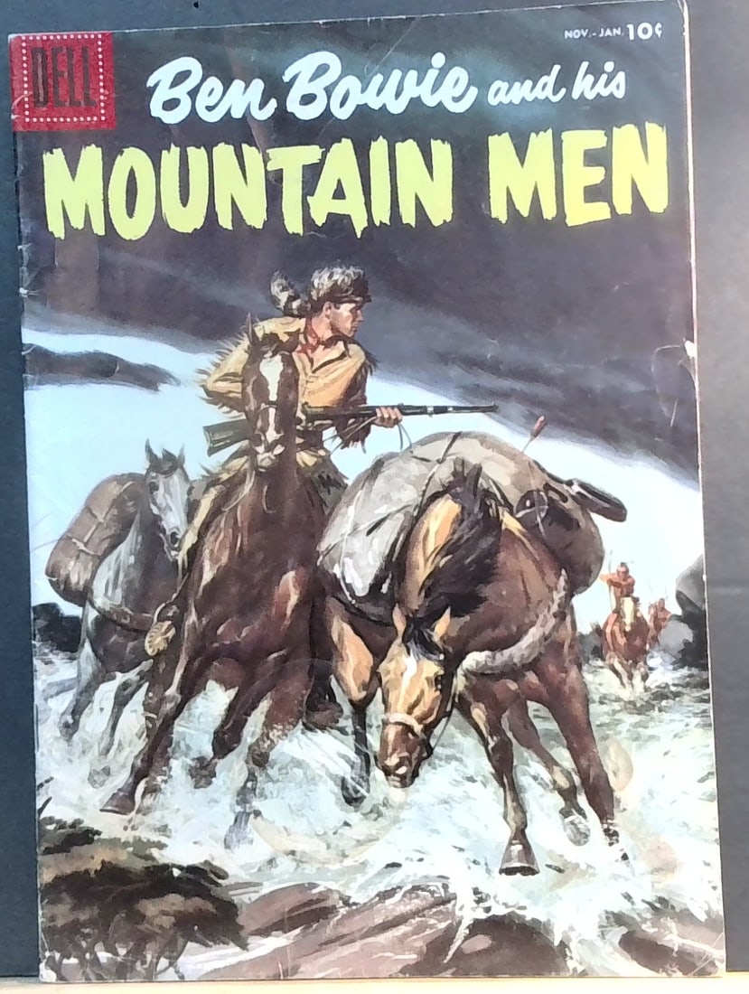 Ben Bowie and His Mountain Men #9 Dell Nov. 1956 Pioneer Golden age (1 of 8)