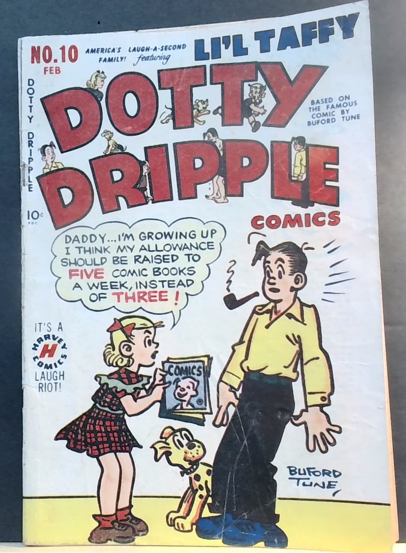 DOTTY DRIPPLE comics Vg-VG+ NO. 10 (1949) Buford Tune (1 of 7)