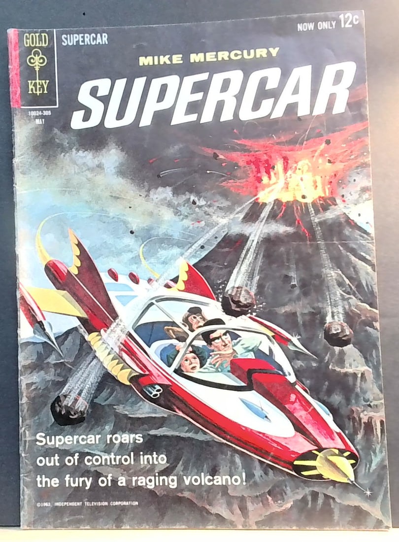 Supercar #3 Gold Key 1963 Rare Silver Age Comic Mike Mercury G+-VG (1 of 7)
