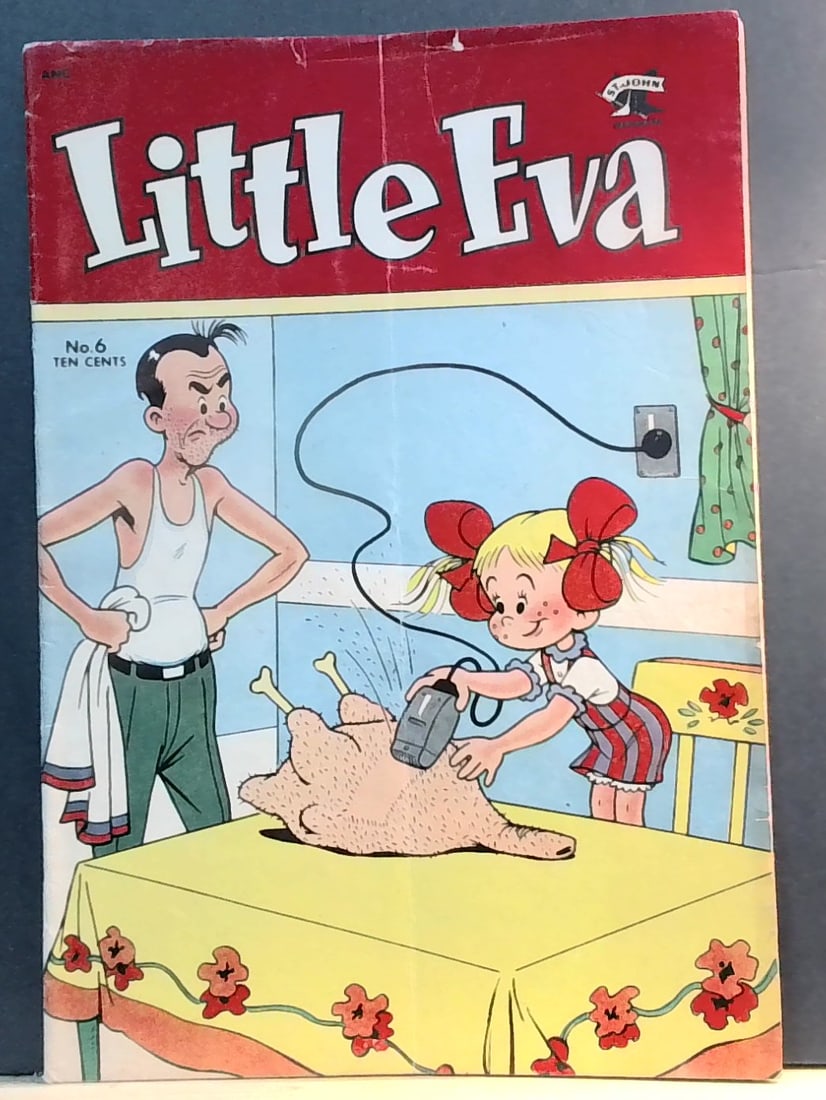 Little Eva Comic Book #6 1952 Thanksgiving cover St. John Comic VG-VG+: All comics bagged and boarded. Please note we are not comic book graders. Please inspect picture(s). Many other comic books being added daily to our sale.