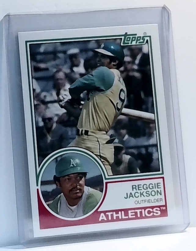 2015 Topps Archives #227 Reggie Jackson Oakland Athletics Baseball Card (1 of 2)