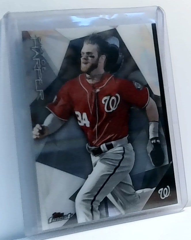 2015 Topps Finest Bryce Harper #42 Refractor Nationals Phillies M (1 of 2)