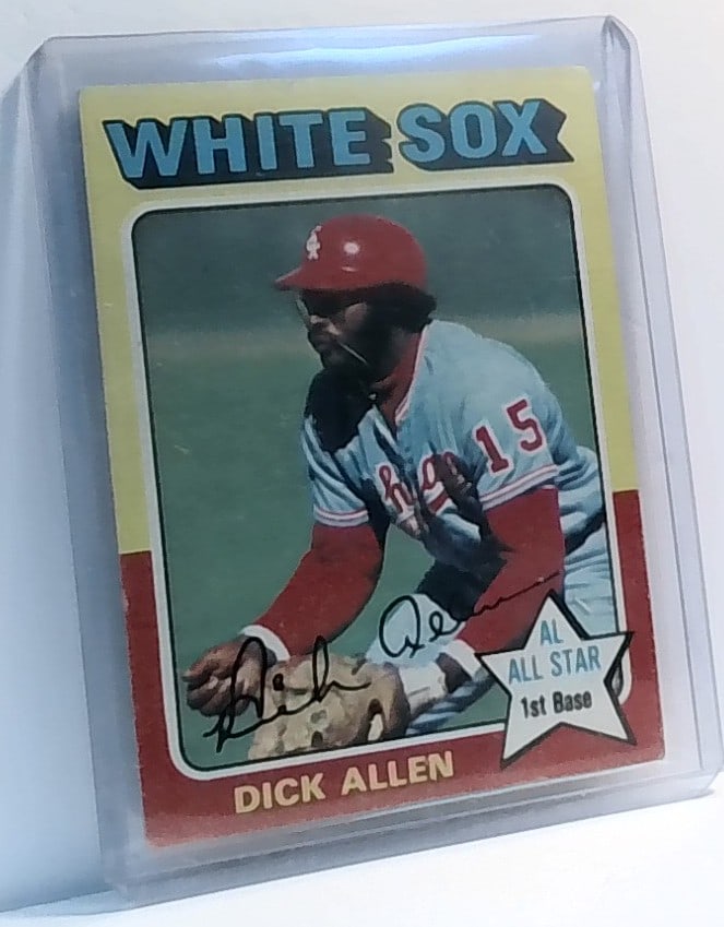 1975 Topps Dick Allen #400 Chicago White Sox Baseball Card VG+ (1 of 2)