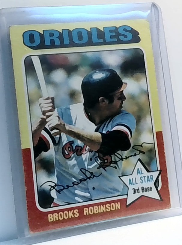 1975 TOPPS #50 BROOKS ROBINSON ALL-STAR BALTIMORE ORIOLES Baseball Card VG+ (1 of 2)
