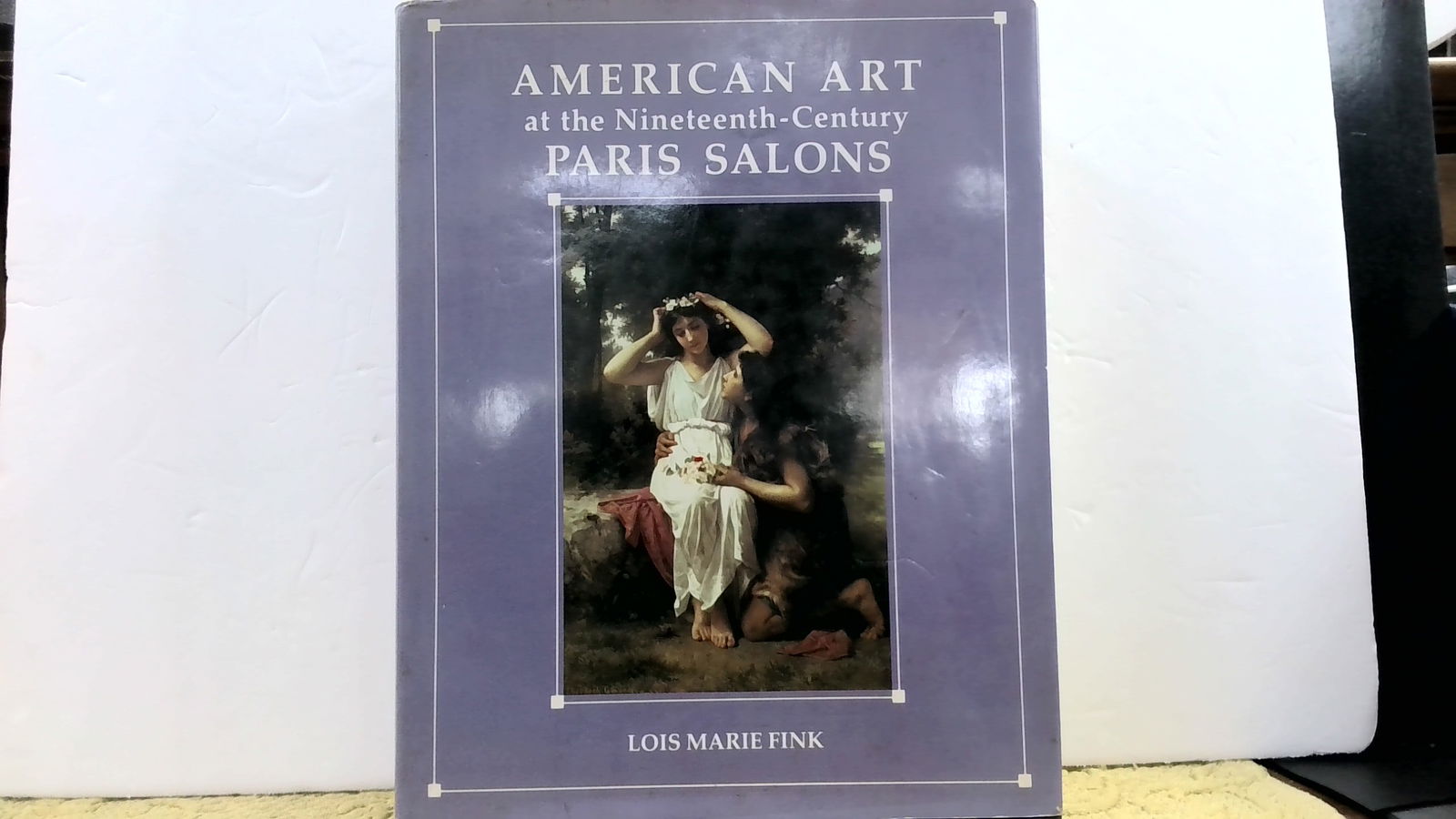 American Art 19th Century Paris Salons by Fink 1990 1st ed: Published by Smithsonian Institution , printed in Japan, beautifully illustrated, rare in jacket first edition, written by Lois marie Fink, some bit of jacket blemish minor, hardcover over 400 pages.