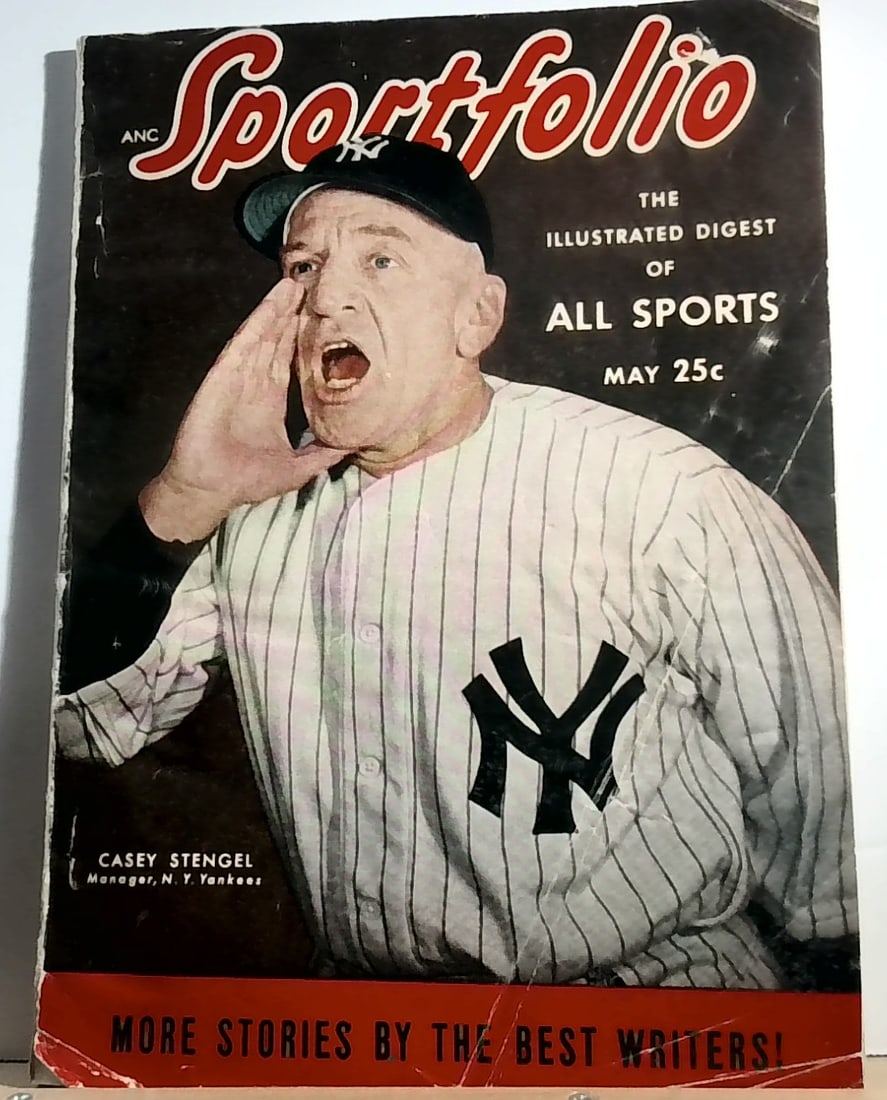 1949 Sportfolio magazne Illustrated digest of all sports Casey Stengel (1 of 7)