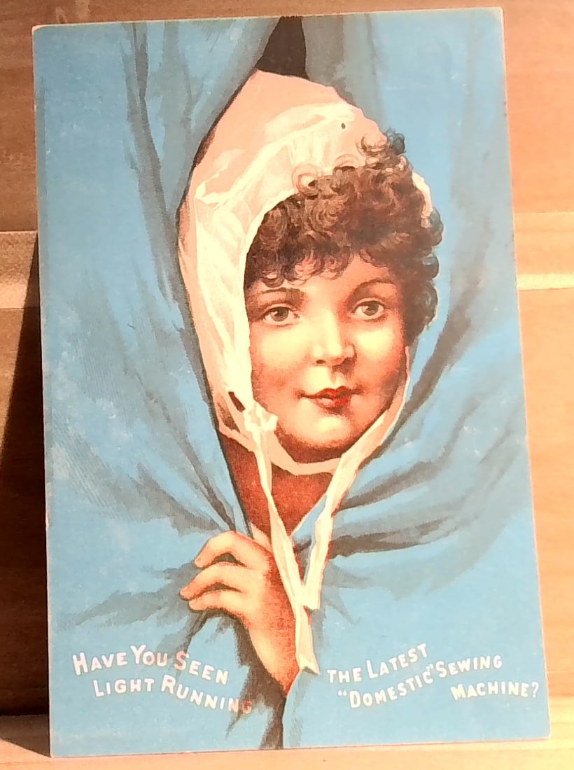 Charles Nothrup Antique Sewing Machine Advertising Trade card: Please view pictures below. for content and condition evaluation. Quality Items being added daily to this our current auction. Please continue to check back for latest arrivals to our sale!