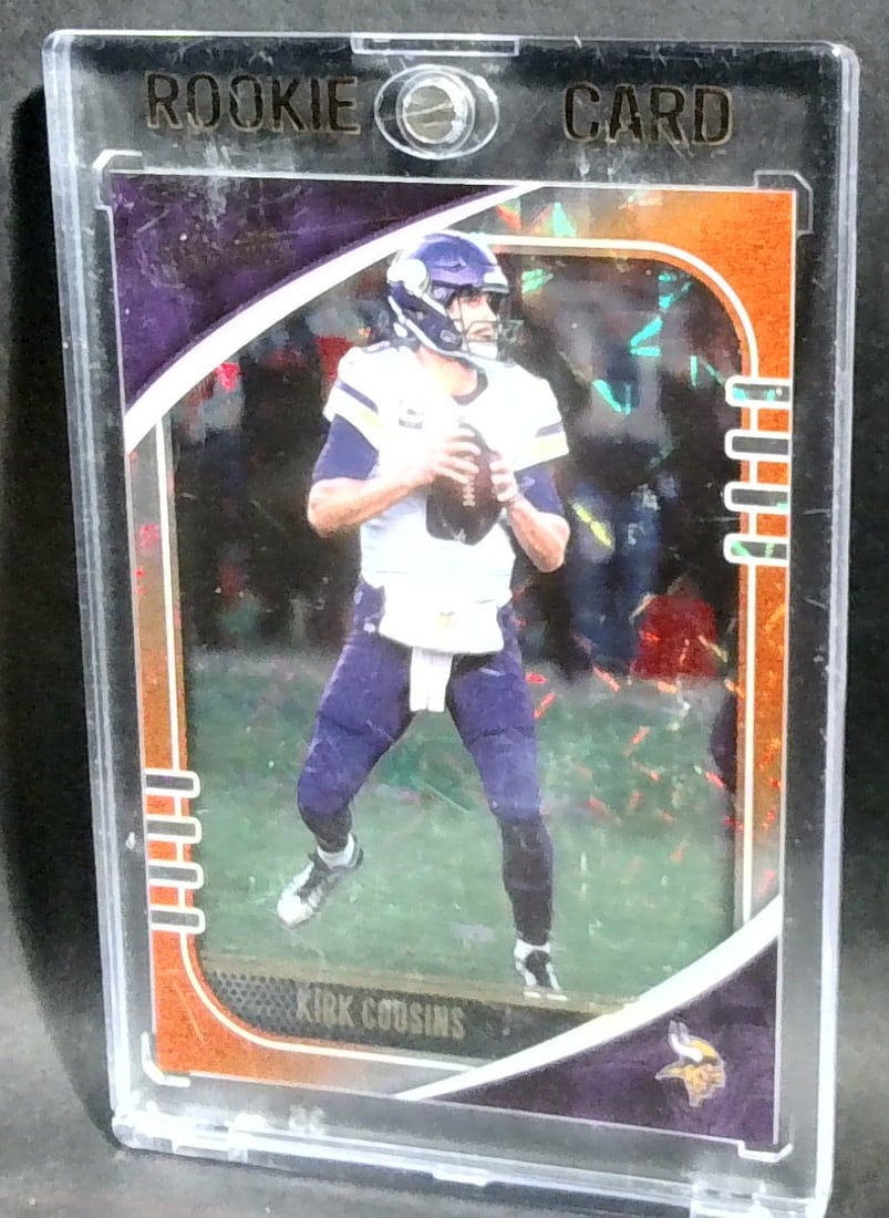 Kirk Cousins Absolute Football Rookie Card no. 75 mint: A nice Original collectible Trade card, ad to your collection, grade it or start your card collections here with us! Many Tobacco , tea and trade cards being listed daily in this current auction. We g