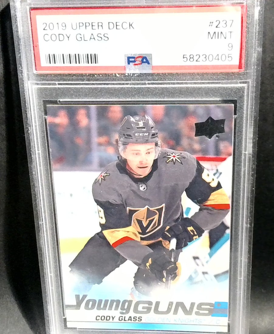 2019 UPPER DECK YOUNG GUNS CODY GLASS #237 RC PSA 9 GEM MT (1 of 2)