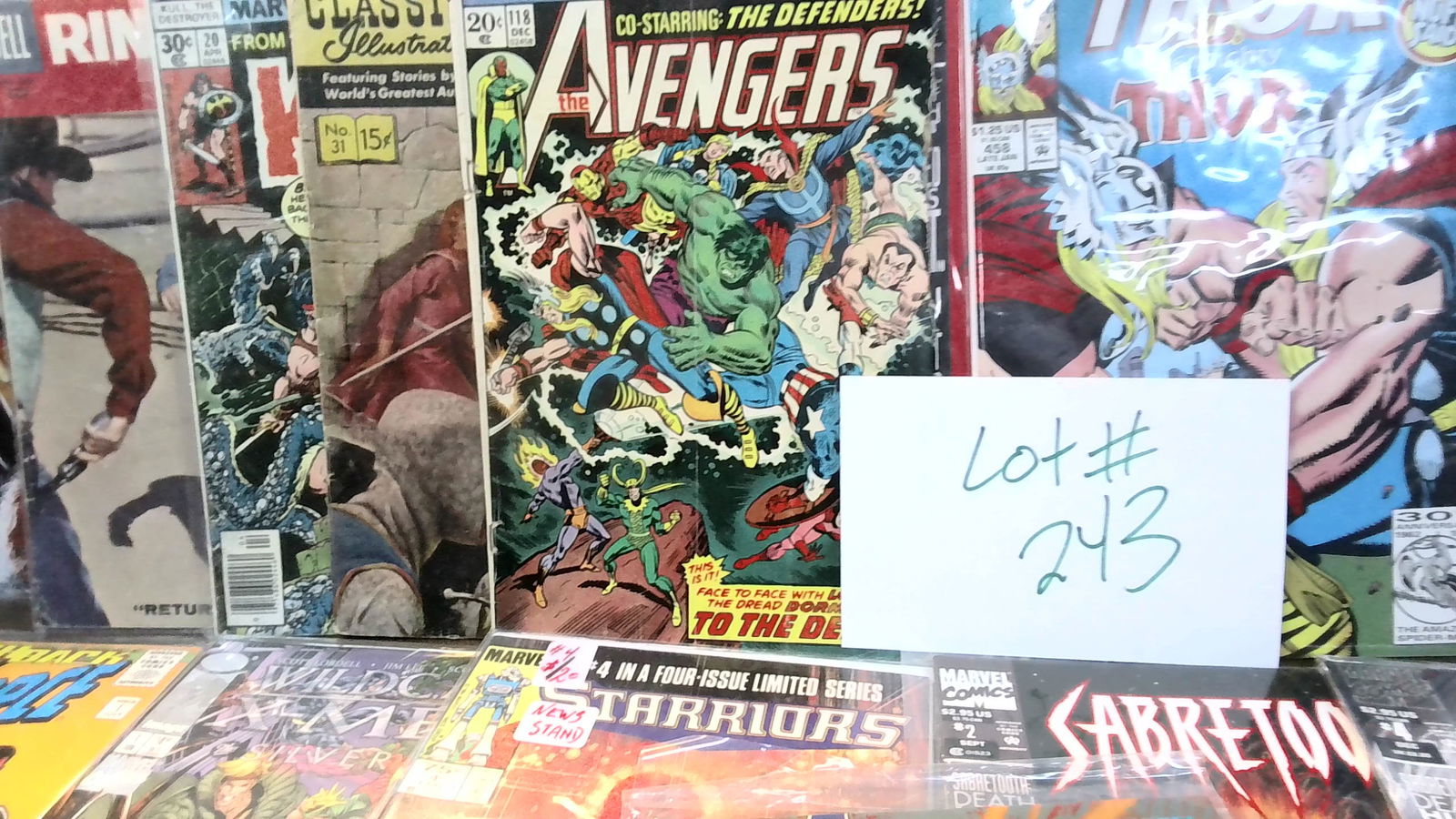 Nice Collectible Lot of 20 Modern and Vintage Comic Books Avengers Disney Thor Etc. (1 of 11)