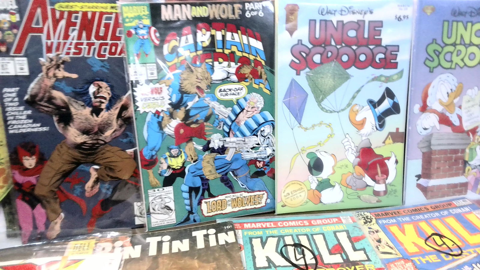 Nice Collectible Lot of 20 Modern and Vintage Comic Books Captain America X Men etc. (1 of 10)