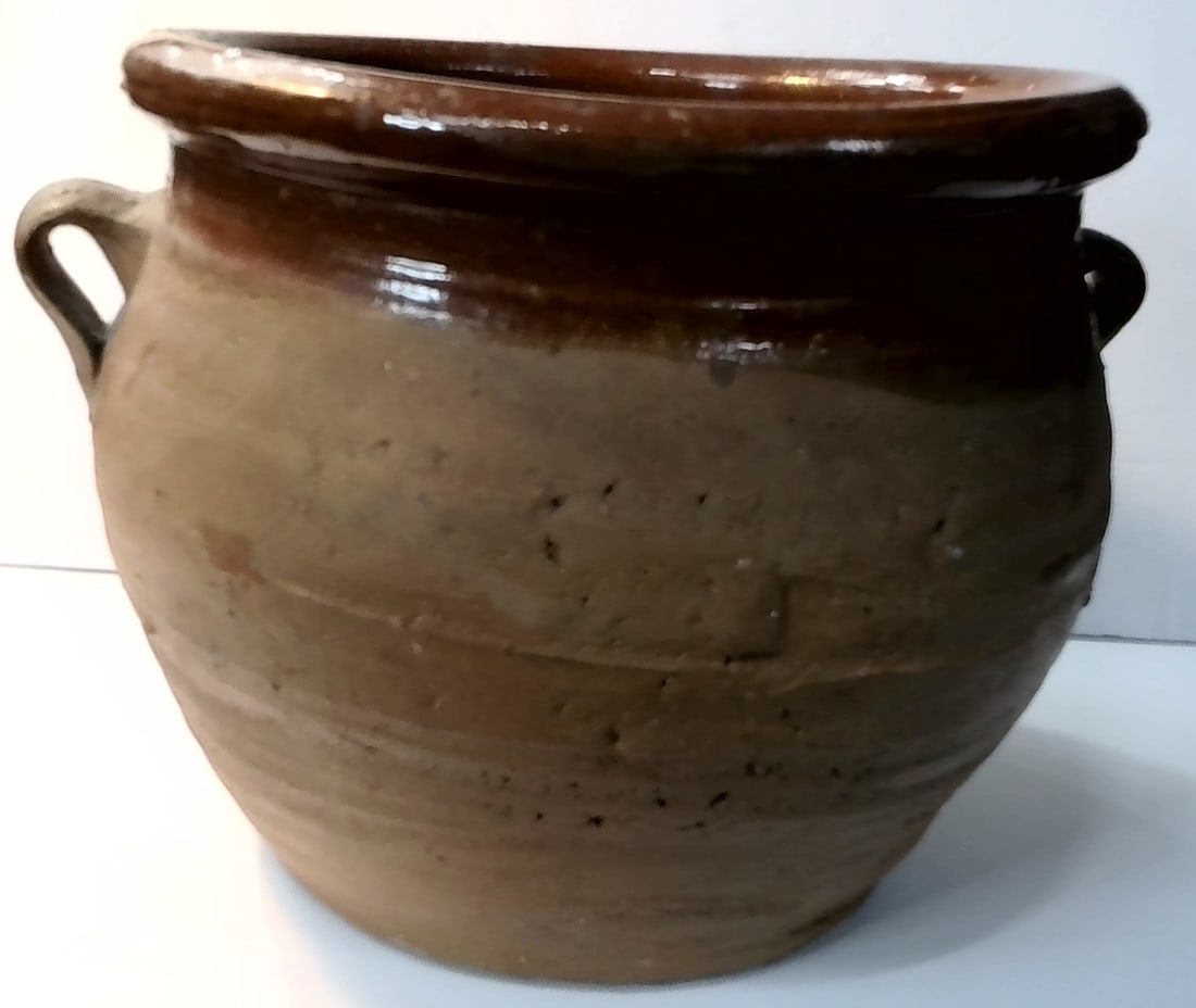 Authentic Original Pottery Handmade Rare Large Pot Made in Mexico (1 of 4)