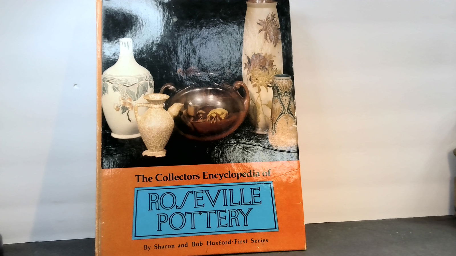 Roseville Pottery Collectors Encyclopedia Sharon and Bob Huxford 1980: Published in 1980 by Collectors books, very nicely illustrated, , hardcover, with some edge wear, overall, with a little edge wear, in good to very good condition.