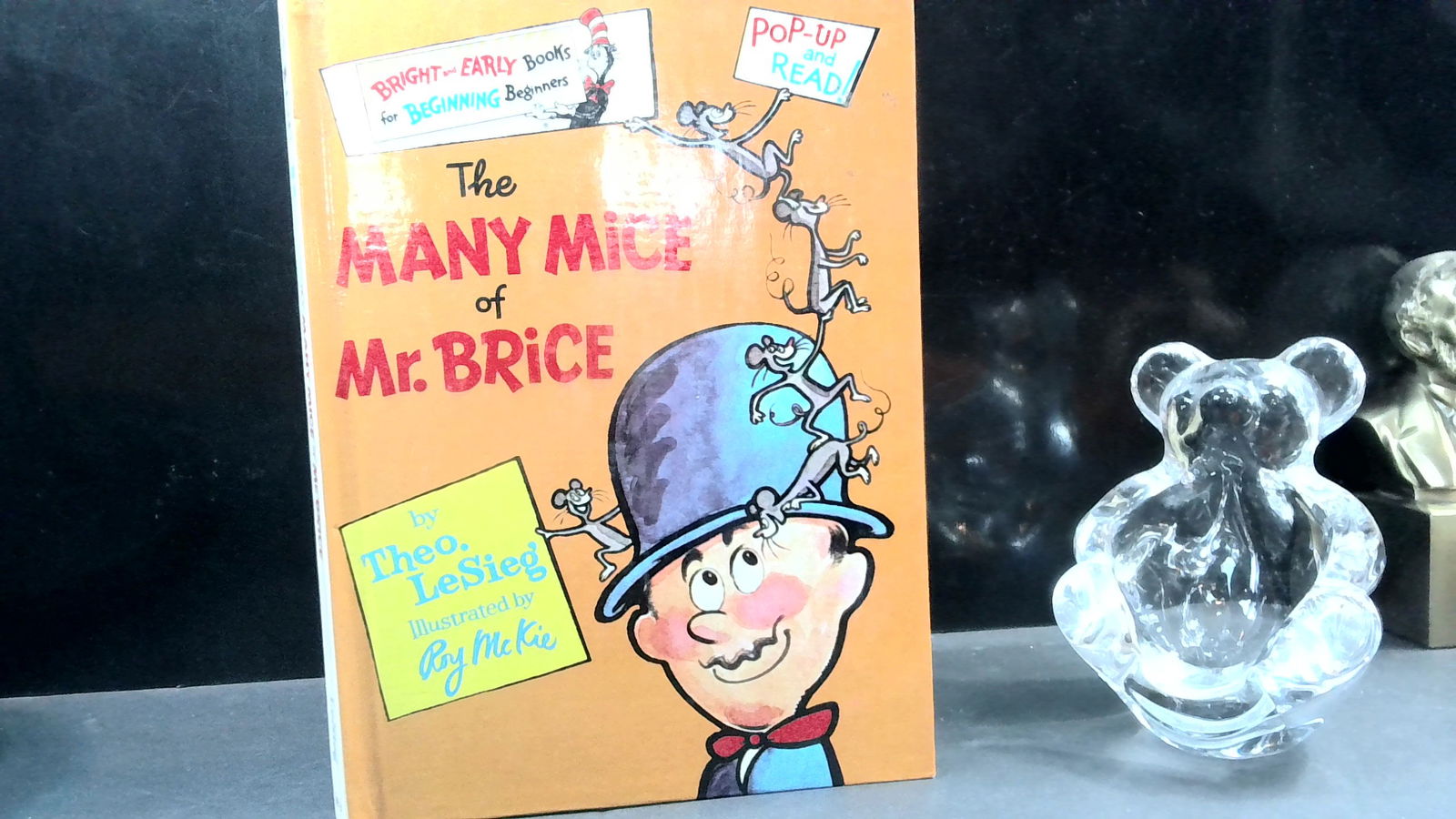 The Many Mice of Mr. Brice Theo. LeSieg 1st ed 1973 Random house pop up: Published in 1927 illustrated, publ. by Trustees of Catawba College, a little bit of blemish and wear here and there but overall. very nice bright pages,