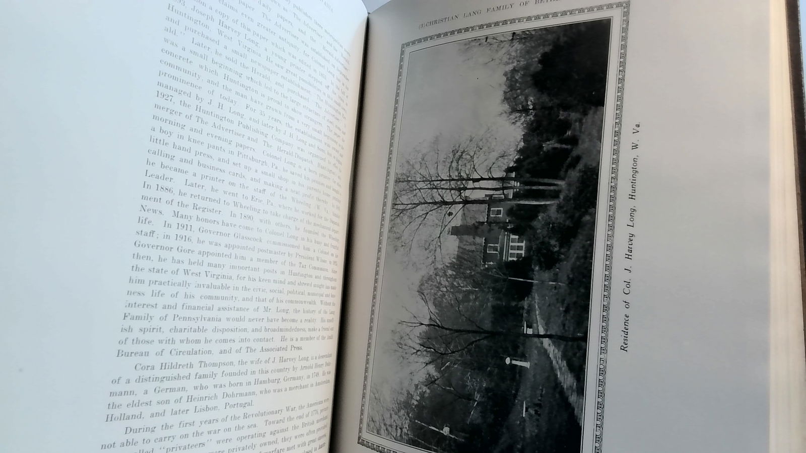 History of the Long Family of Pennsylvania 1680-1930 Geneology (1 of 10)